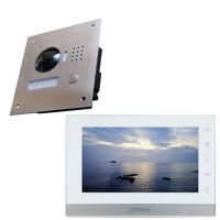 Bộ chuông cửa có hình Dahua màn DHI-VTH1550CH-S2, nút DHI-VTO2202F-P Bộ chuông cửa có hình Dahua màn DHI-VTH1550CH-S2, nút DHI-VTO2202F-P