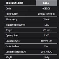 Barrier tự động Beninca EVA7 Barrier tự động Beninca EVA7