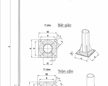 BÁO GIÁ CỘT ĐÈN CAO ÁP THÔNG DỤNG NĂM 2019